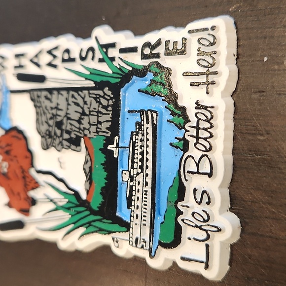 New Hampshire state magnet - Picture 7 of 11
